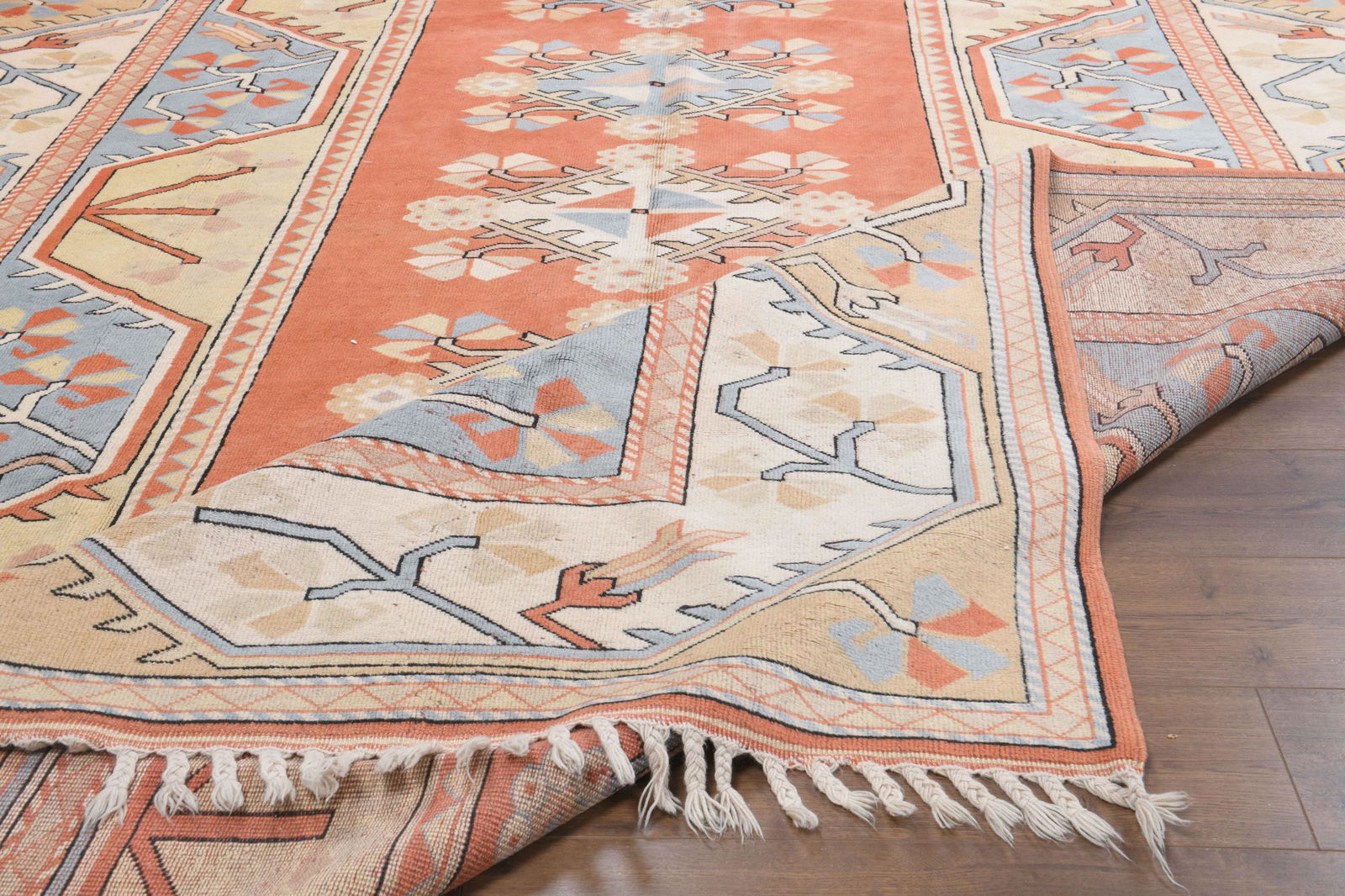 9x13 Persian Vintage Rug, Handmade Rug (1 of 9)