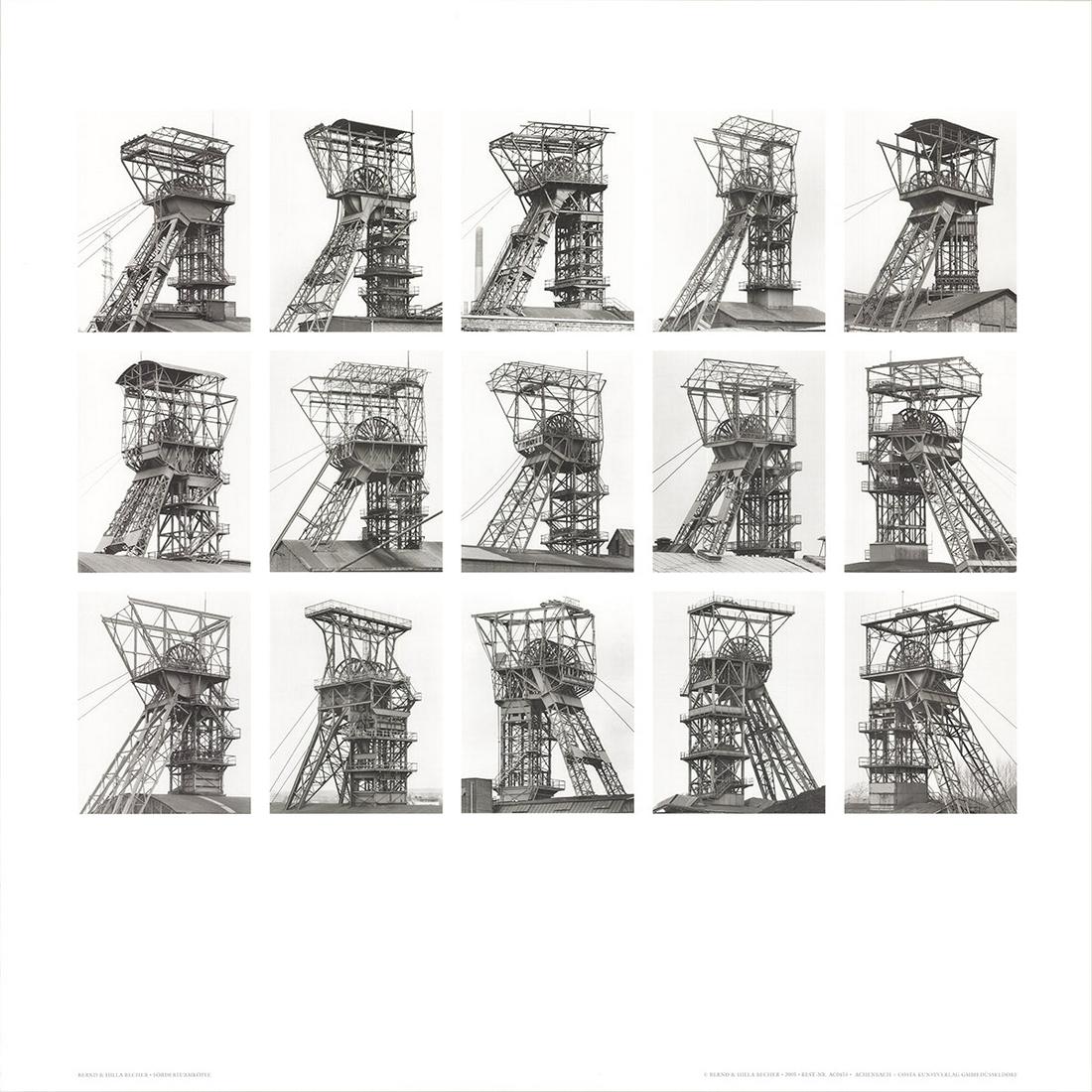 Bernhard and Hilla Becher - Fordertumkopfe - 2005 Offset Lithograph 27.5" x 27.50" (1 of 1)