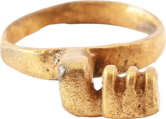ROMAN KEY RING C.100-300 AD JEWELRY, SIZE 6 3/4 (1 of 4)