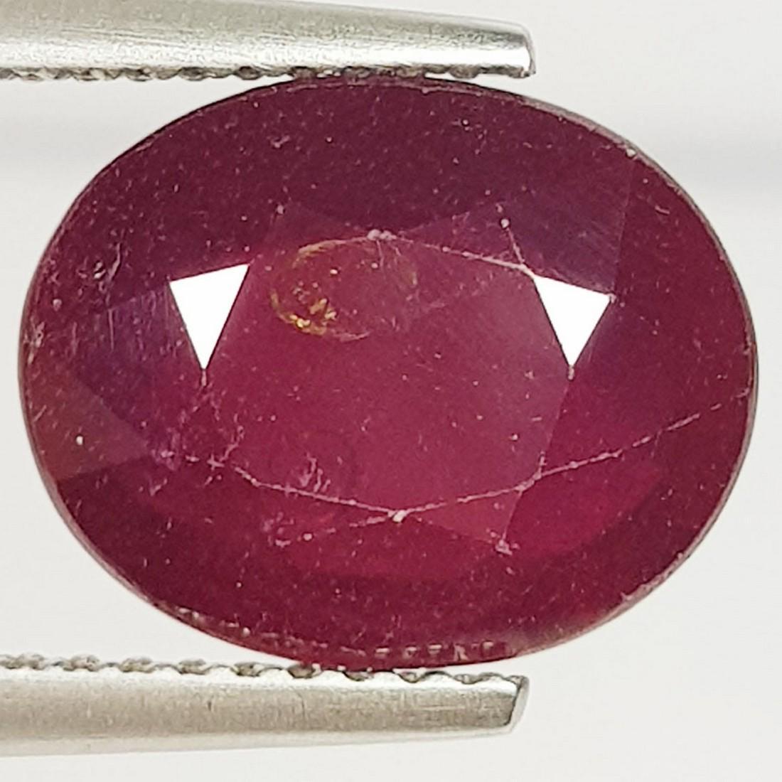 5.93 Ctz Natural Red Ruby (1 of 4)