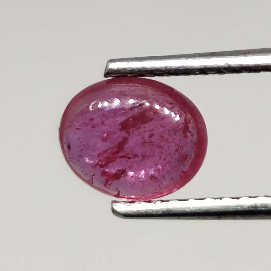 1 ct Natural Red Ruby Cab (1 of 1)