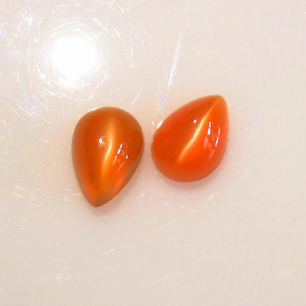 Natural Orange Moonstone Pair - 1.90 Ct (1 of 2)