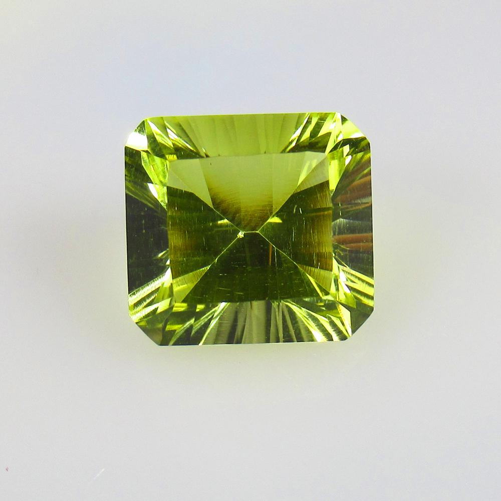 6.32 Ctw Natural Lemon Quartz Octagon Cut: No Reserve! Title: 6.32 Ctw Natural Lemon Quartz Octagon Cut Clarity: VVS Gemstone: Natural Lemon Quartz Carat Weight: 6.32 Size/Dimensions: 11.50 x 10.70 x 8.00 mm Additional Information: Top Class L