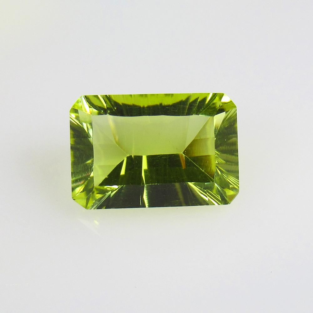 4.70 Ctw Natural Lemon Quartz Concave Cut: No Reserve! Title: 4.70 Ctw Natural Lemon Quartz Concave Cut Clarity: VVS Gemstone: Natural Lemon Quartz Carat Weight: 4.70 Size/Dimensions: 12.70 x 8.60 x 6.30 mm Additional Information: Top Class Lu