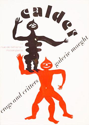 Calder Poster Lithograph Crags and Critters (1 of 1)