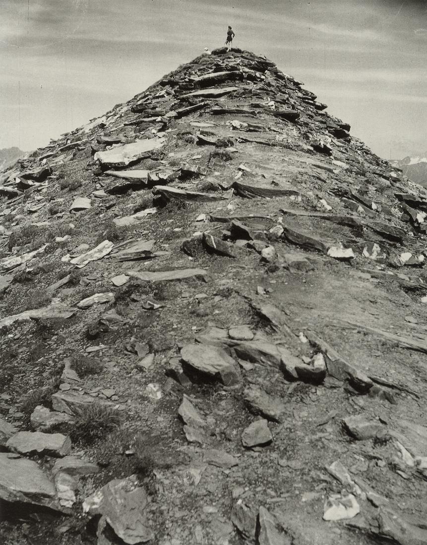 BRASSAI - Henri Michaux Et Sa Femme Sur Le Mont-Joly: Artist: Brassai Title: Henri Michaux Et Sa Femme Sur Le Mont-Joly, Megeve, 1945 Medium: Photo Litho, 1993, Spain Dimensions: 6.9x8.8" Description: Heat Wax Mounted on 8.5x11" Conservation Board Artist