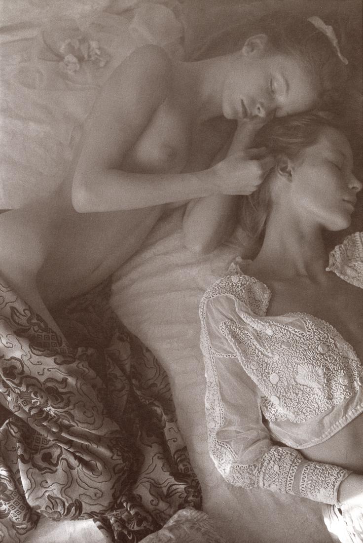 DAVID HAMILTON - Untitled: Artist: David Hamilton Title: Untitled Medium: Photo Litho, 1972, Germany Dimensions: 6.85x10.25" Description: Heat Wax Mounted on 11x14" Conservation Board Artist Bio: David Hamilton (1933 - 2016) wa