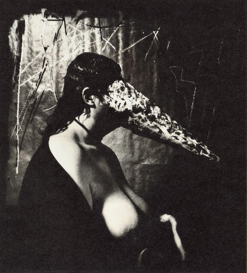 JOEL-PETER WITKIN - Woman Breastfeeding an Eel, 1979: Artist: Joel-Peter Witkin Title: Woman Breastfeeding an Eel, 1979 Medium: Photo Litho, 2011, Czech Republic Dimensions: 6.1x6.75" Description: Heat Wax Mounted on 8.5x11" Conservation Board Artist Bio