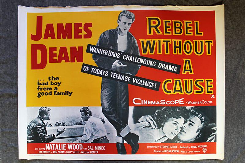 Rebel Without A Cause (r.1970's) 30" x 40" UK Quad Movie Poster (1 of 1)