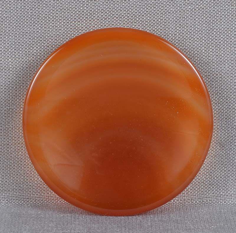 19c Chinese agate SNUFF bottle SAUCER / DISH (1 of 5)