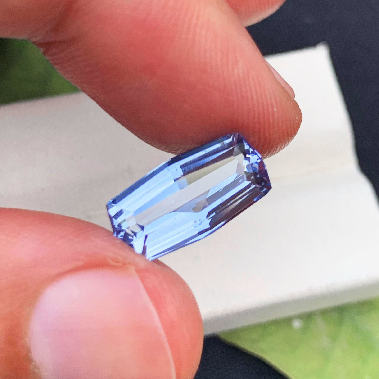 Santa Maria Aquamarine Flawless Gemstone, Sky Blue Aquamarine Cut Stone, Fancy Cut Aquamarine For: Materials: Gem type: Aquamarine Carat weight: 4.3 Description Santa Maria Aquamarine Flawless Gemstone, Sky Blue Aquamarine Cut Stone, Fancy Cut Aquamarine For Jewelry Making, Blue Beryl, 4.30 CT Weig