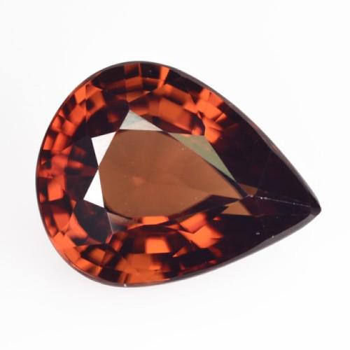 Natural Zircon 1.10ct Pear Rare Rich Copper Rosy Brown VVS: Title: Natural Zircon 1.10ct Pear Rare Rich Copper Rosy Brown VVS Description: 1 x Natural Zircon 1.12ct Pear Rare Rich Copper Brown VVS - Shape: Pear - Weight: 1.10ct - Colour: Rare Colour - Rich Cop
