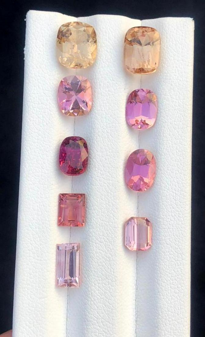 13 Carats Mix Tourmaline Lot: Title: 13 Carats Mix Tourmaline Lot Gemstone: Tourmaline Carat Weight: 13 Carats Size/Dimensions: 6x5x3 mm to 9x7x6 mm (9 Pieces ) Additional Information: Natural Reserve: $160.00 Shipping: Domes