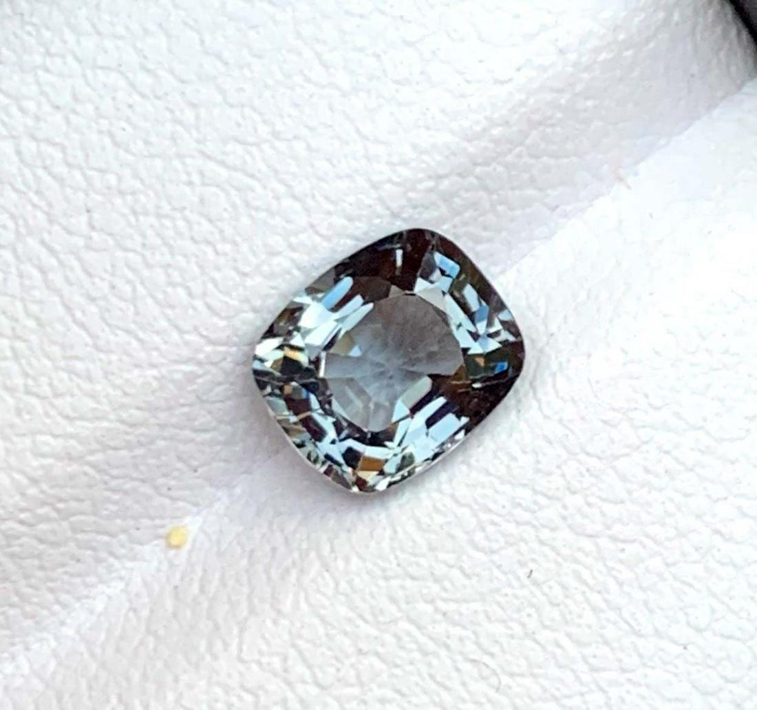 Natural Gray Spinel| Sparkling Color | Natural Untreated and Unheated | Genuine Loose Gemstone |: Materials: Gem type: Spinel Carat weight: 1.55 Description Natural Gray Spinel| Sparkling Color | Natural Untreated and Unheated | Genuine Loose Gemstone | Custom Cut | 1.55 carats Weight : 1.55 Carat