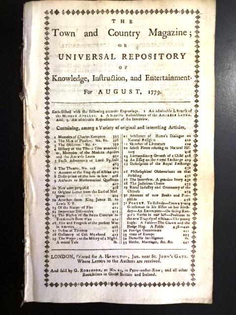 1779 Magazine Revolutionary war (1 of 4)