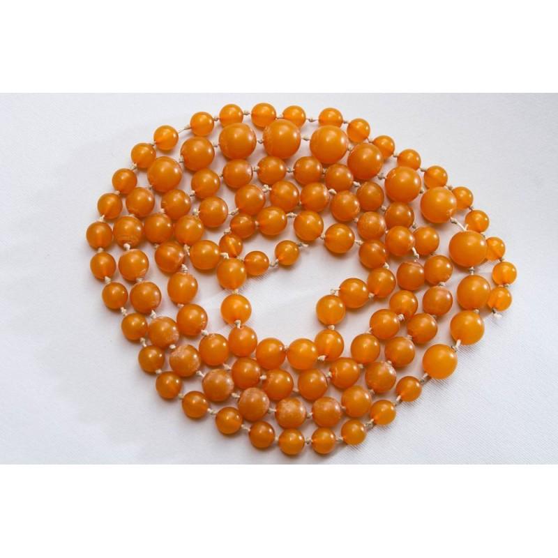 95 g. vintage 100% natural butterscotch Baltic amber necklace antique (1 of 7)
