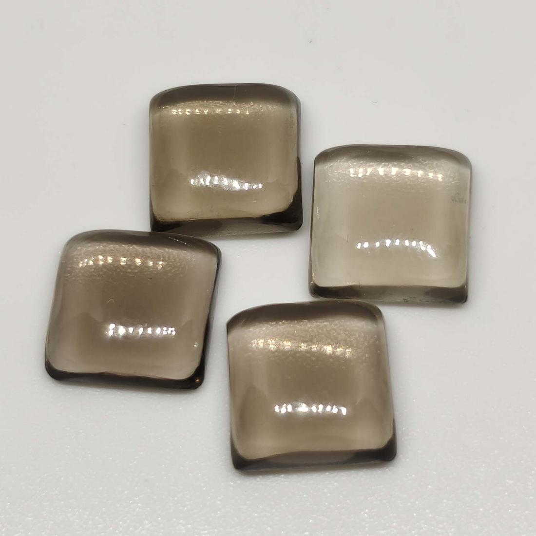 19.35 ct Natural Smoky Quartz Lot: No Reserve! Title: 19.35 ct Natural Smoky Quartz Lot Additional Information: Gemstones: Smoky Quartz Carat Weights: 19.35 ct Size/Dimensions: 10 x 10 X 4.3 mm Origin : Scotland Materials & Techniques:
