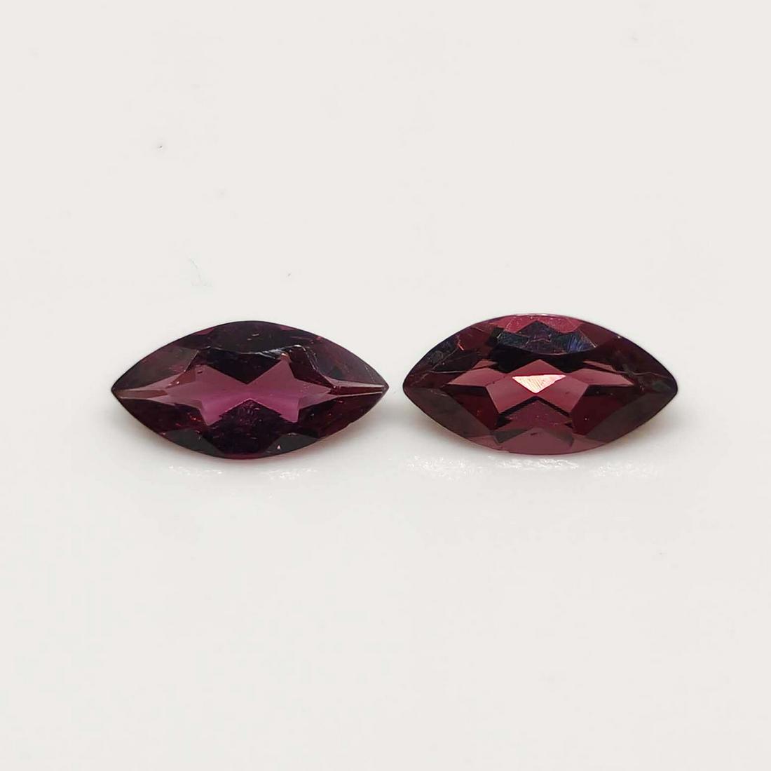 1.15 ct Natural Rhodolite Garnet Pair (1 of 1)