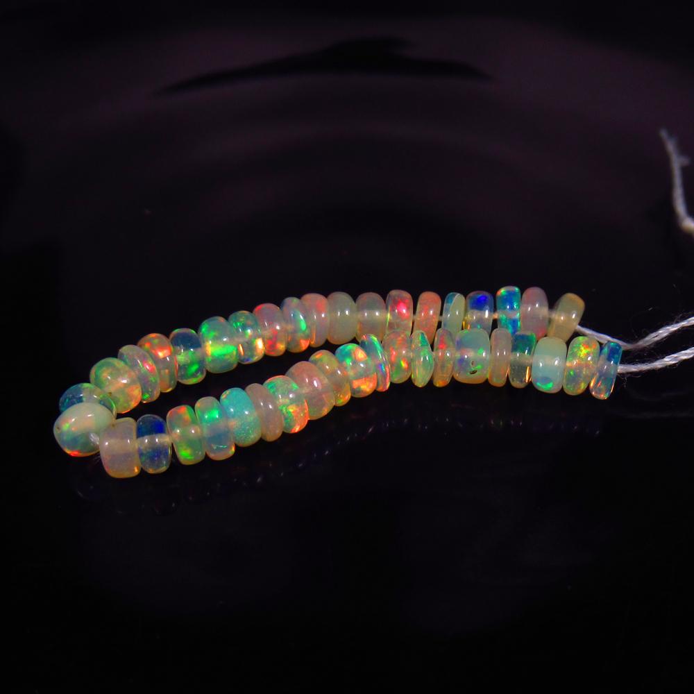 5.51 Ctw Natural 38 Drilled Fire Opal Beads (1 of 2)