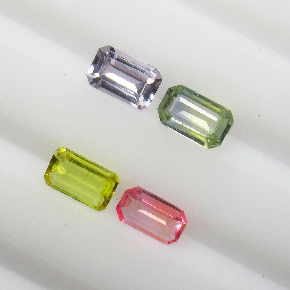 Natural Fancy MultiColor Sapphire Set - 1.04 Ct (1 of 3)