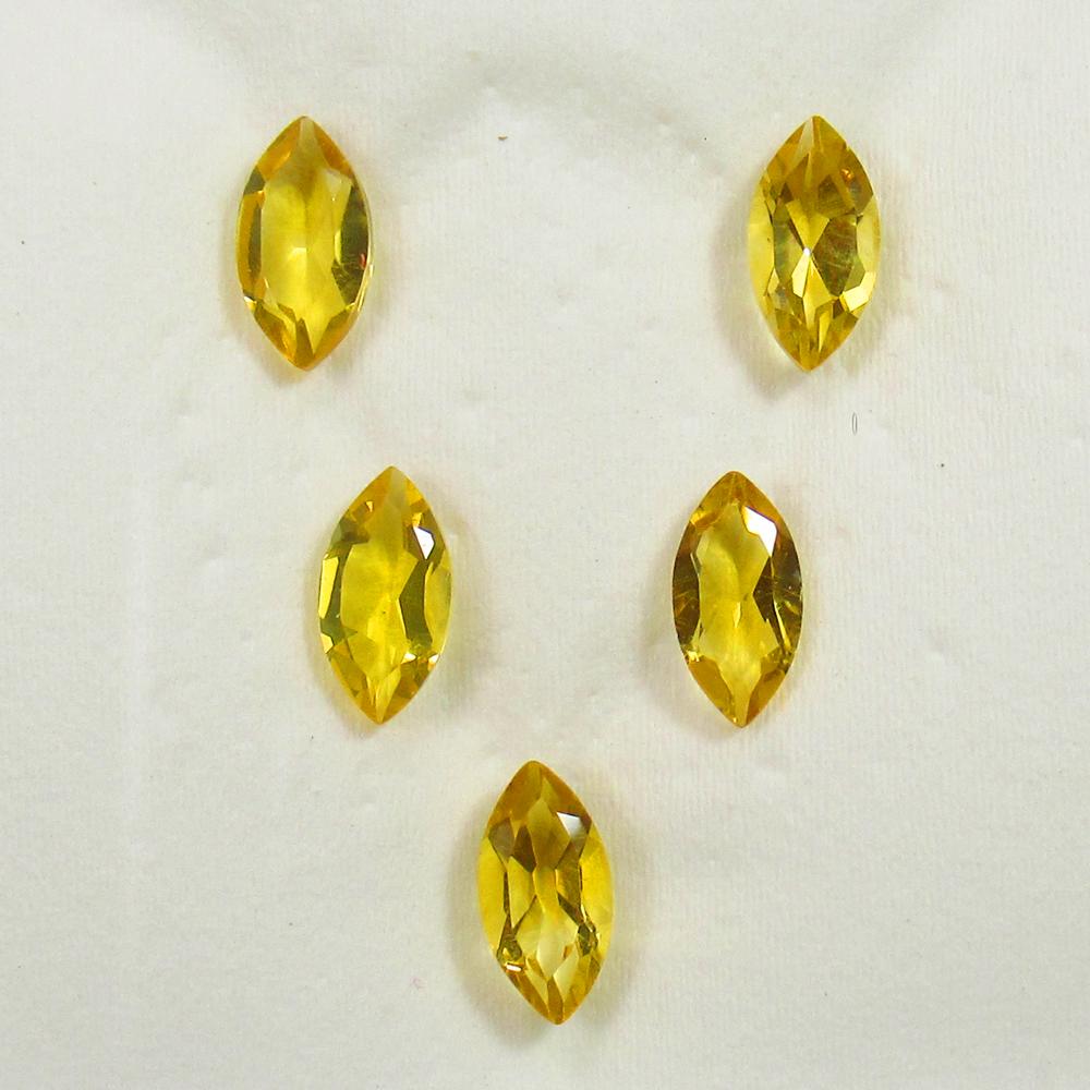 2.78 Ctw Natural 5 Yellow Citrine Marquise Set (1 of 3)