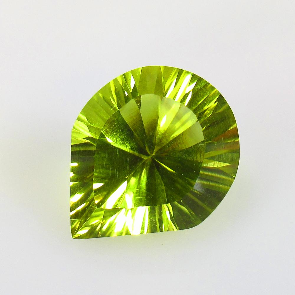 9.15 Ctw Natural Lemon Quartz Pear Fancy Cut: No Reserve! Title: 9.15 Ctw Natural Lemon Quartz Pear Fancy Cut Stone Clarity: VVS Gemstones: Natural Lemon Quartz Carat Weights: 9.15 Size/Dimensions: 16.20 x 13.10 x 9.50 mm Additional Information: 