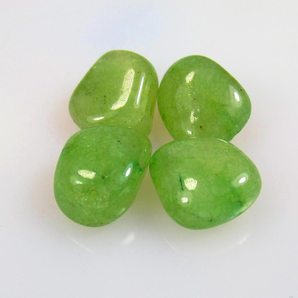 16.40 Ctw Natural 4 Emerald Round Beads (1 of 2)