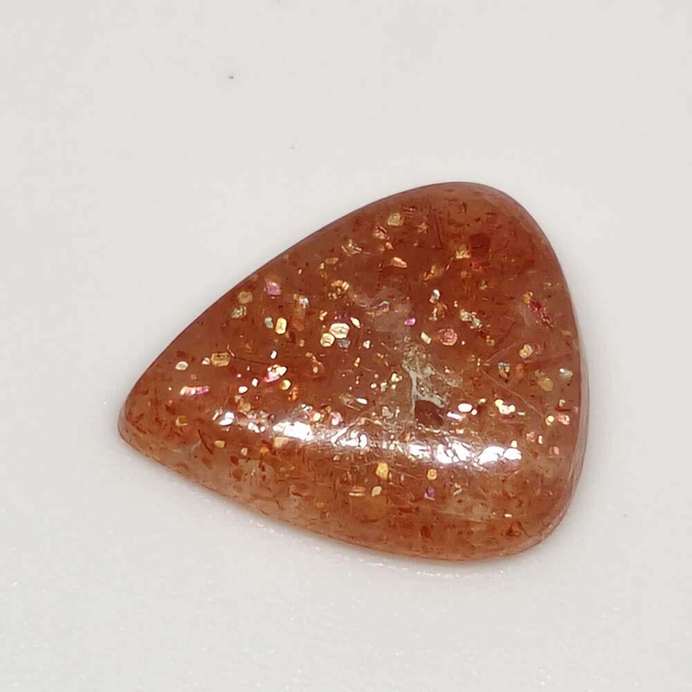 3.55 ct Natural Sunstone: No Reserve! Title: 3.55 ct Natural Sunstone Additional Information: Gemstones: Sunstone Carat Weights: 3.55 ct Size/Dimensions: 13 X 11 X 3 mm Materials & Techniques: Sunstone Shipping: Domestic: Flat