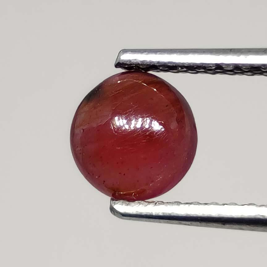 0.80 ct Natural Red Ruby Cab (1 of 1)
