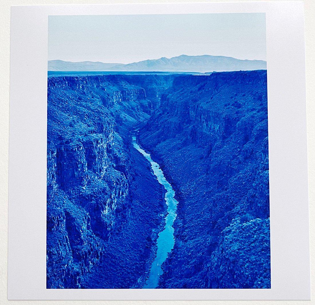 David Benjamin Sherry: Rio Grande Gorge, New Mexico 2017: Title: David Benjamin Sherry: Rio Grande Gorge, New Mexico 2017 Description: Artist: David Benjamin Sherry Title: Rio Grande Gorge, New Mexico 2017 Medium: Color photograph Dimensions: 6" x 6" sheet A