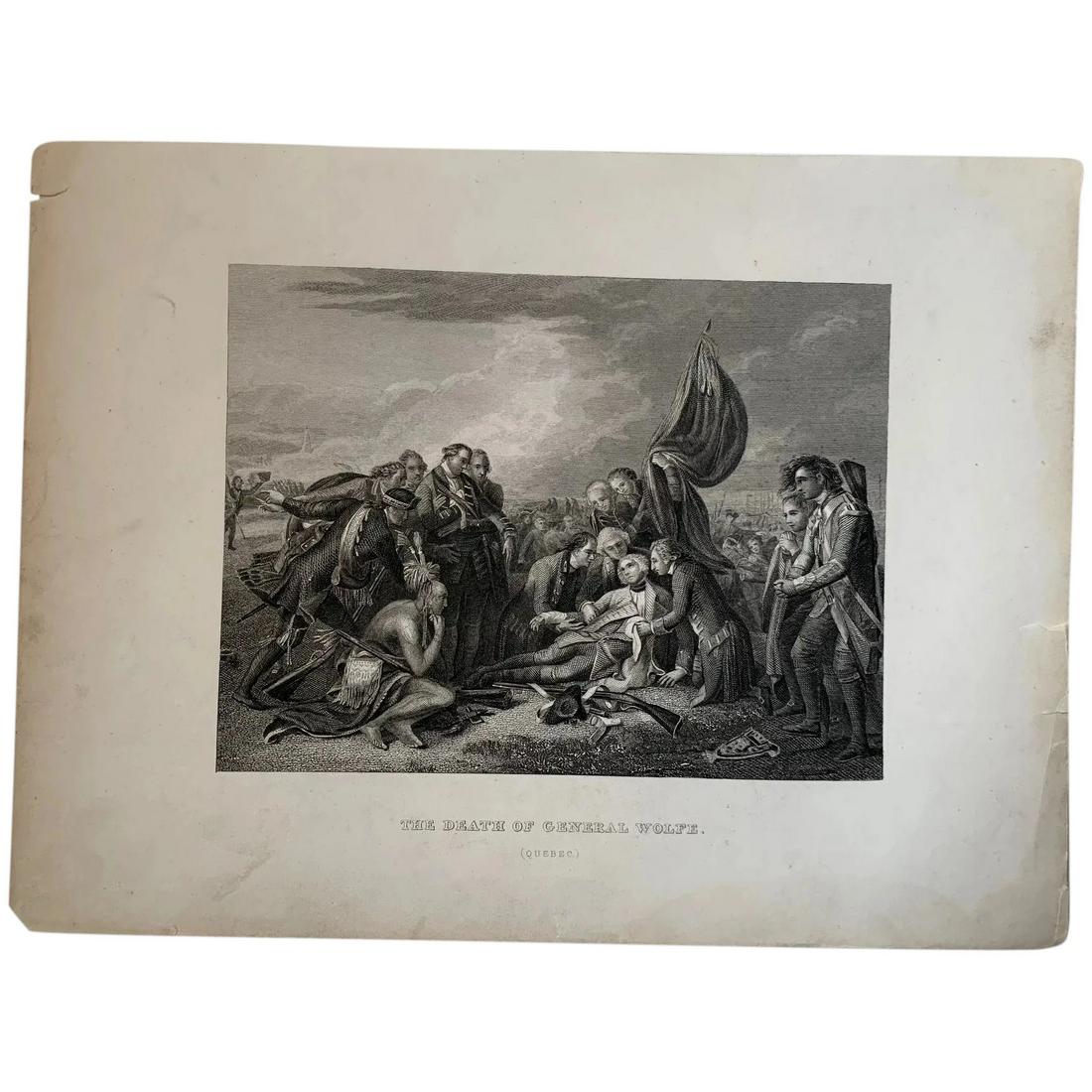 The death of General Wolfe , Quebec, after Benjamin West (1 of 3)