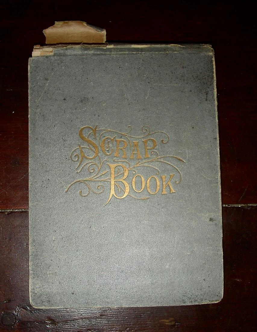 Homemade Stitch Book w/Cloth Examples c1925 (1 of 8)