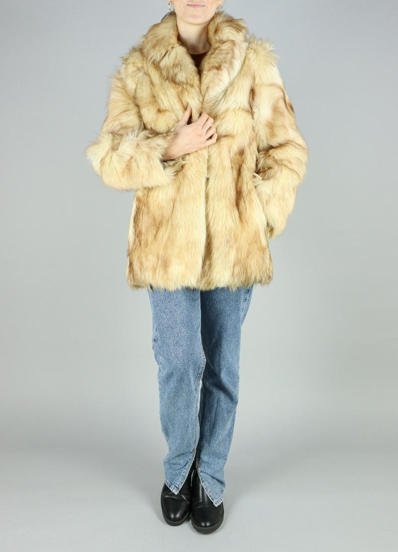 BLUE FOX FUR JACKET EU: S; US: 6 (1 of 10)