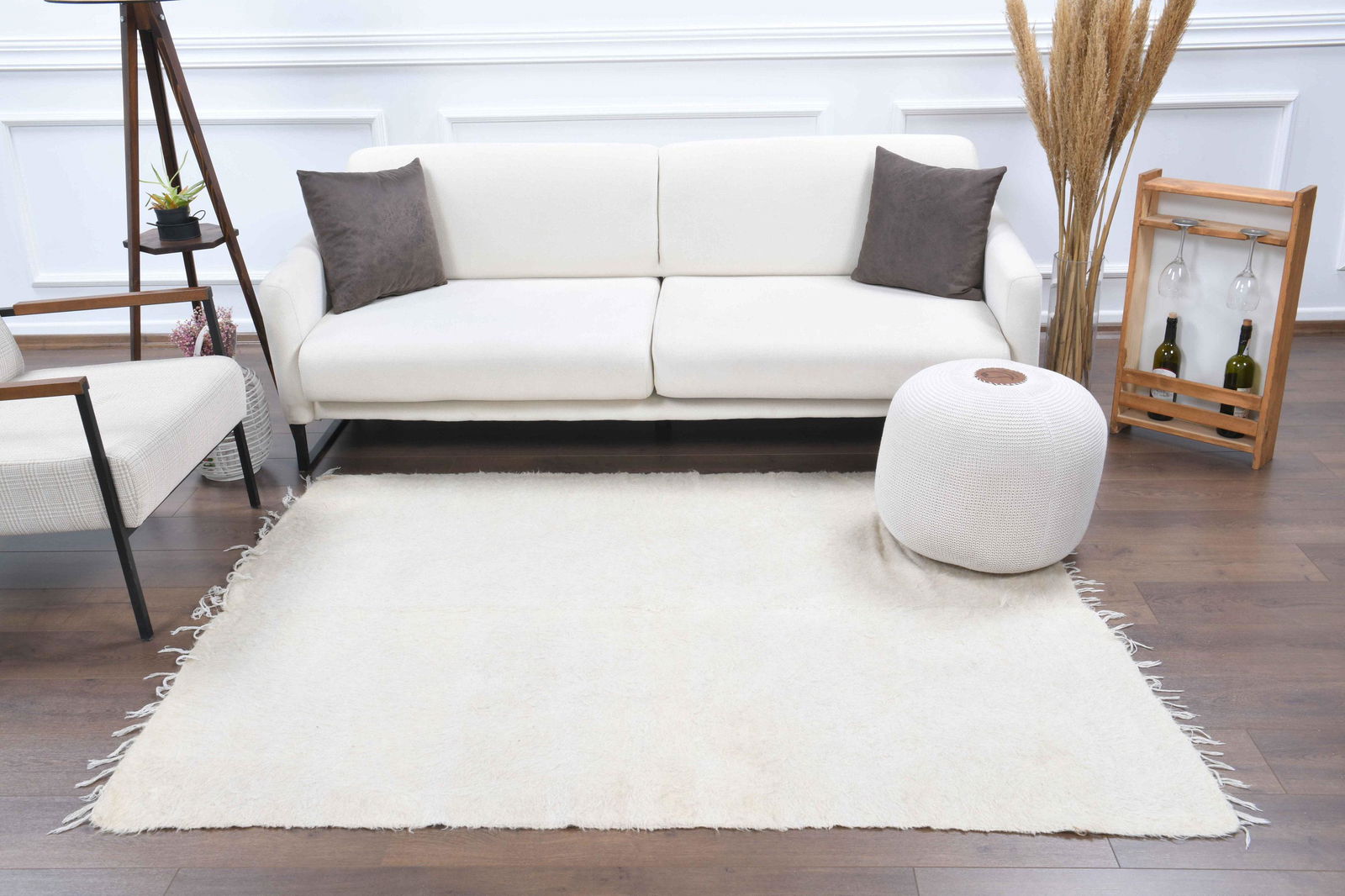 5x7 Vintage Turkish KILIM Rug (1 of 9)