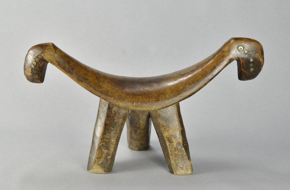 Beautiful Large DINKA Neckrest Headrest South Sudan African Tribal Art 1718 (1 of 9)