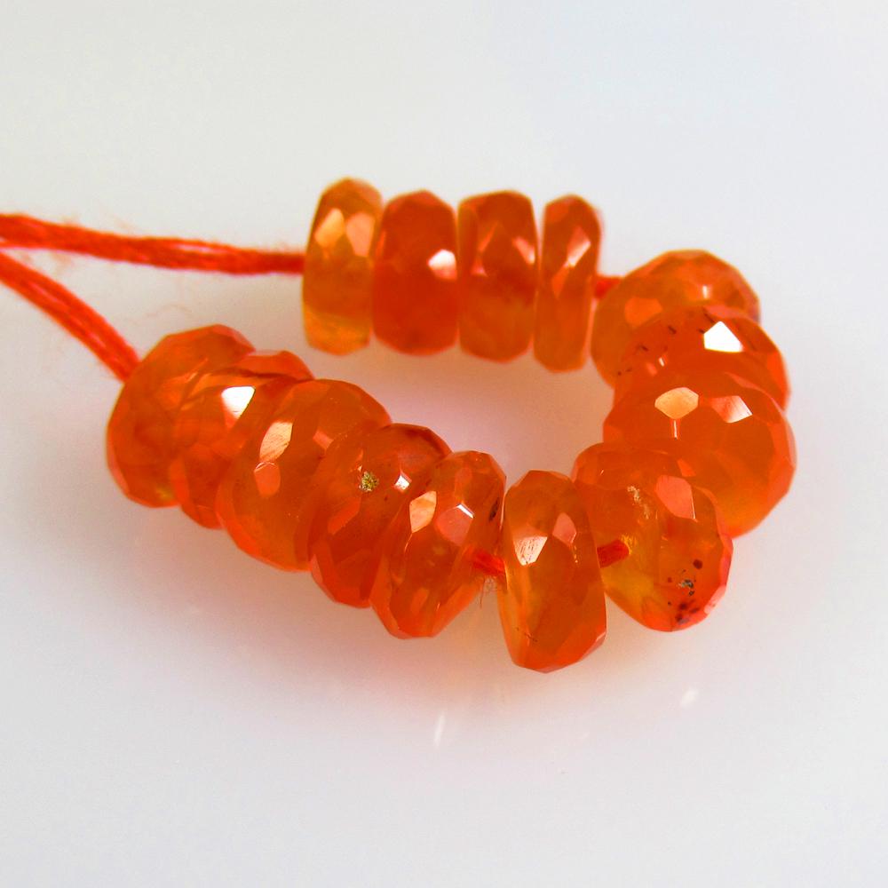 12.00 Ct Natural 11 Drilled Orange Carnelian Round Beads: No Reserve! Title: 12.00 Ct Natural 11 Drilled Orange Carnelian Round Beads Stone Clarity: Semi-Transparent Gemstones: Natural Carnelian Beads Carat Weights: 12 Size/Dimensions: 6.00 - 6.50 mm / 11 PC