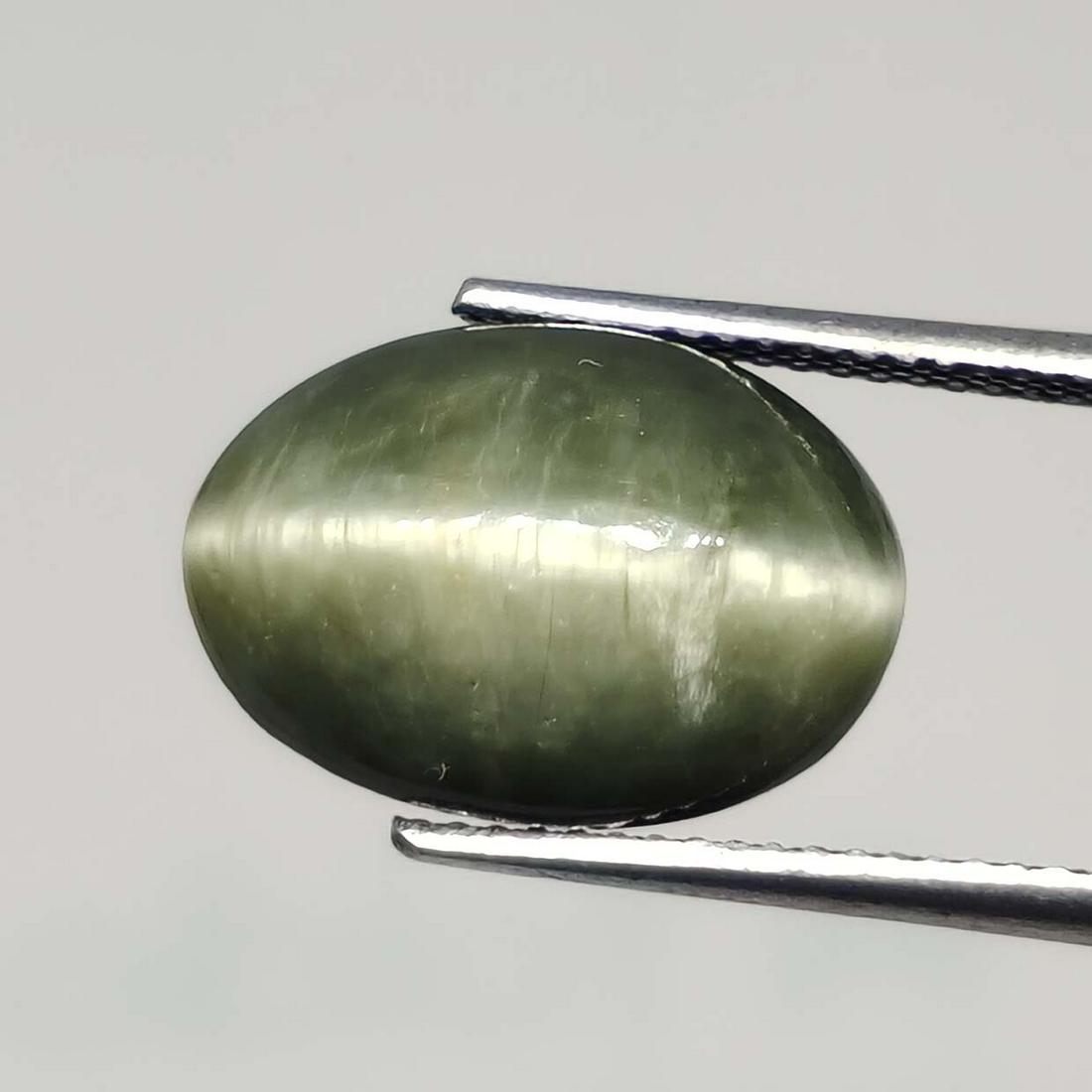 8.80 ct Natural Cat's Eye: No Reserve! Title: 8.80 ct Natural Cat's Eye Additional Information: Gemstones: Natural Cat's Eye Carat Weights: 8.80 ct Size/Dimensions: 13 X 10 X 8 mm Treatment: Colorless Oil Materials & Techniques