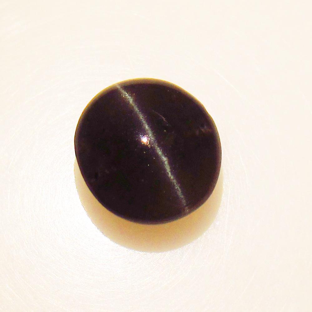 3.68 Ctw Natural Kornerupine Catseye Round Cab: No Reserve! Title: 3.68 Ctw Natural Kornerupine Catseye Round Cab Stone Clarity: Opaque Gemstones: Natural Catseye Carat Weights: 3.68 Size/Dimensions: 9.50 x 9.00 x 5.50 mm Additional Information: Go