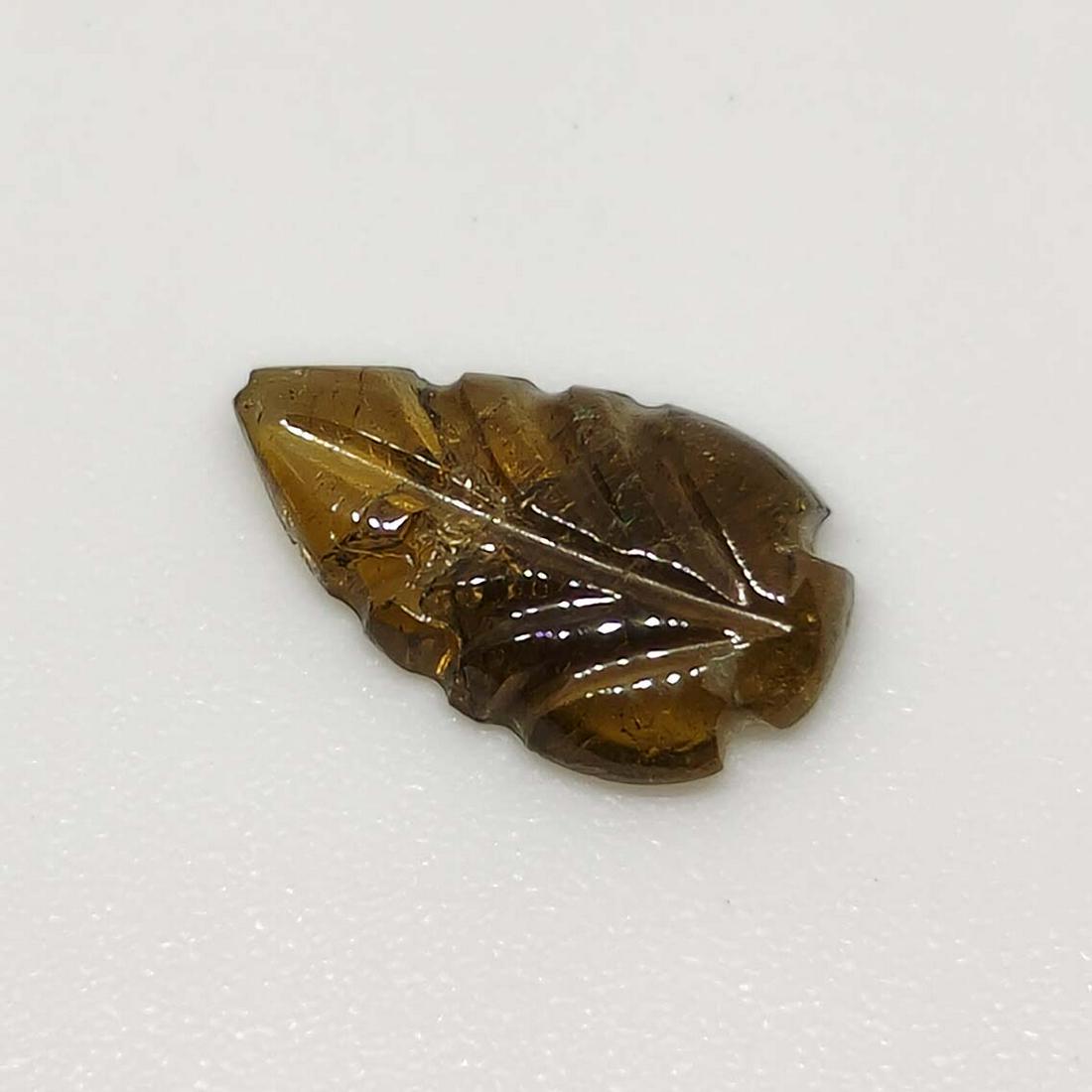 1 ct Natural Tourmaline Leaf Cut: No Reserve! Title: 1 ct Natural Tourmaline Leaf Cut Additional Information: Gemstones: Tourmaline Carat Weights: 1 ct Size/Dimensions: 10 X 6 X 2 mm Materials & Techniques: Tourmaline Shipping: Domest