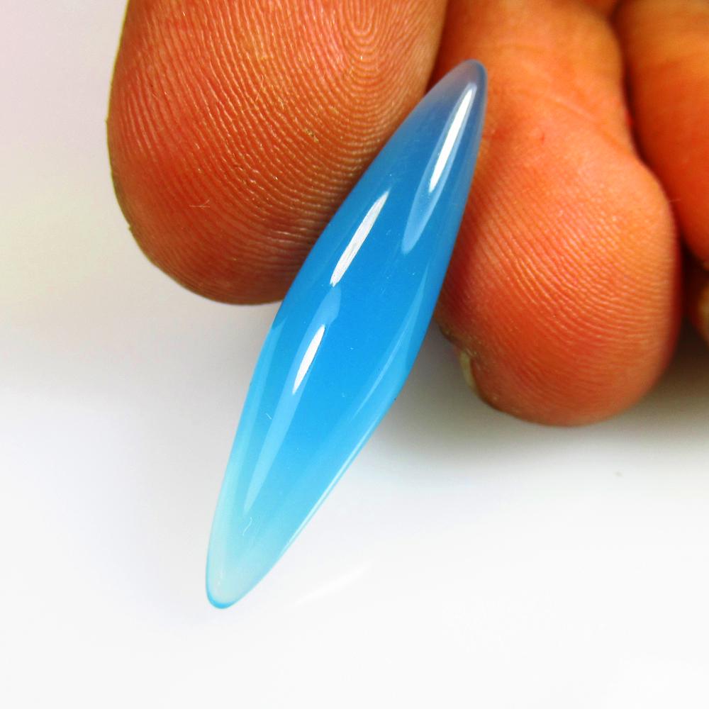 8.96 Ctw Natural Blue Lace Onyx Marquise Drop: No Reserve! Title: 8.96 Ctw Natural Blue Lace Onyx Marquise Drop Stone Clarity: Semi-Transparent Gemstones: Natural Onyx Carat Weights: 8.96 Size/Dimensions: 31.00 x 7.20 x 7.20 mm Additional Informat