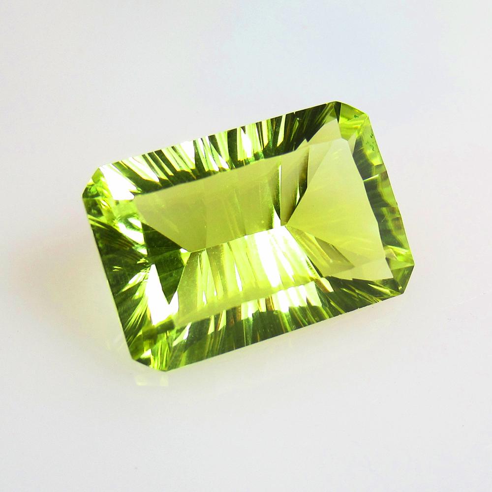 7.38 Ctw Natural Lemon Quartz Octagon Cut: No Reserve! Title: 7.38 Ctw Natural Lemon Quartz Octagon Cut Stone Clarity: VVS Gemstones: Natural Lemon Quartz Carat Weights: 7.38 Size/Dimensions: 15.00 x 10.30 x 7.00 mm Additional Information: Top