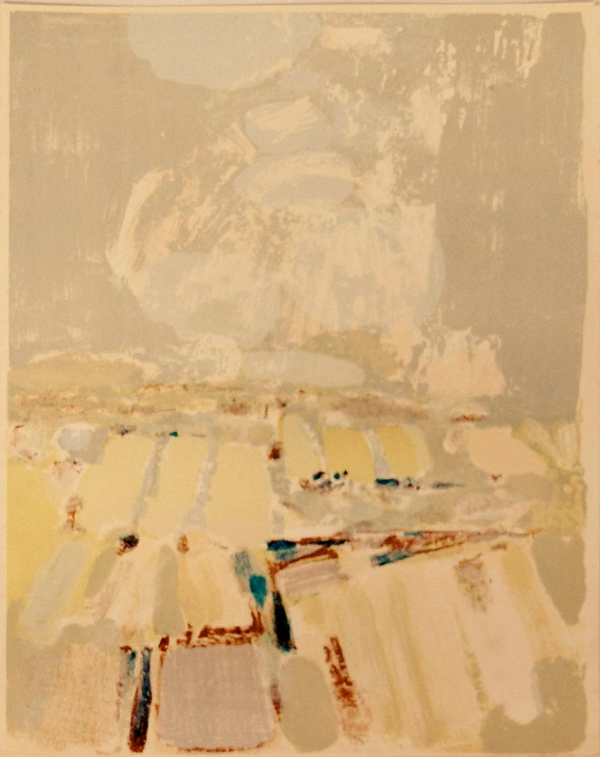 Roger Muhl - Champs au Printemps - 1963 Lithograph 12.75" x 9.75" (1 of 1)