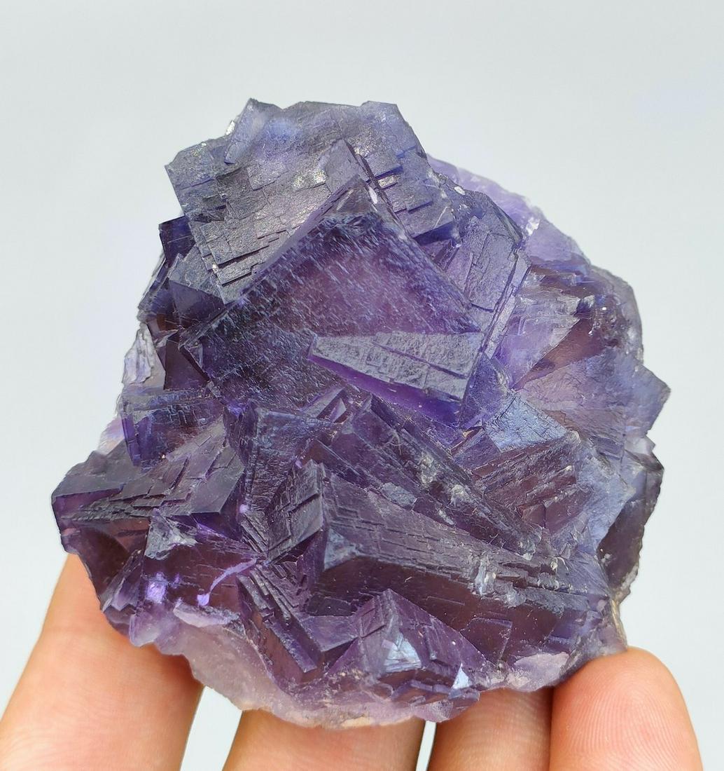 153 Gram Beautiful Natural Cubic Phantom Flourite Specimen (1 of 3)