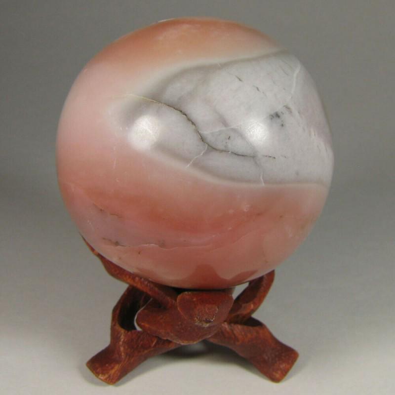 Pink opal ball sphere specimen gemstone healing reiki (1 of 5)