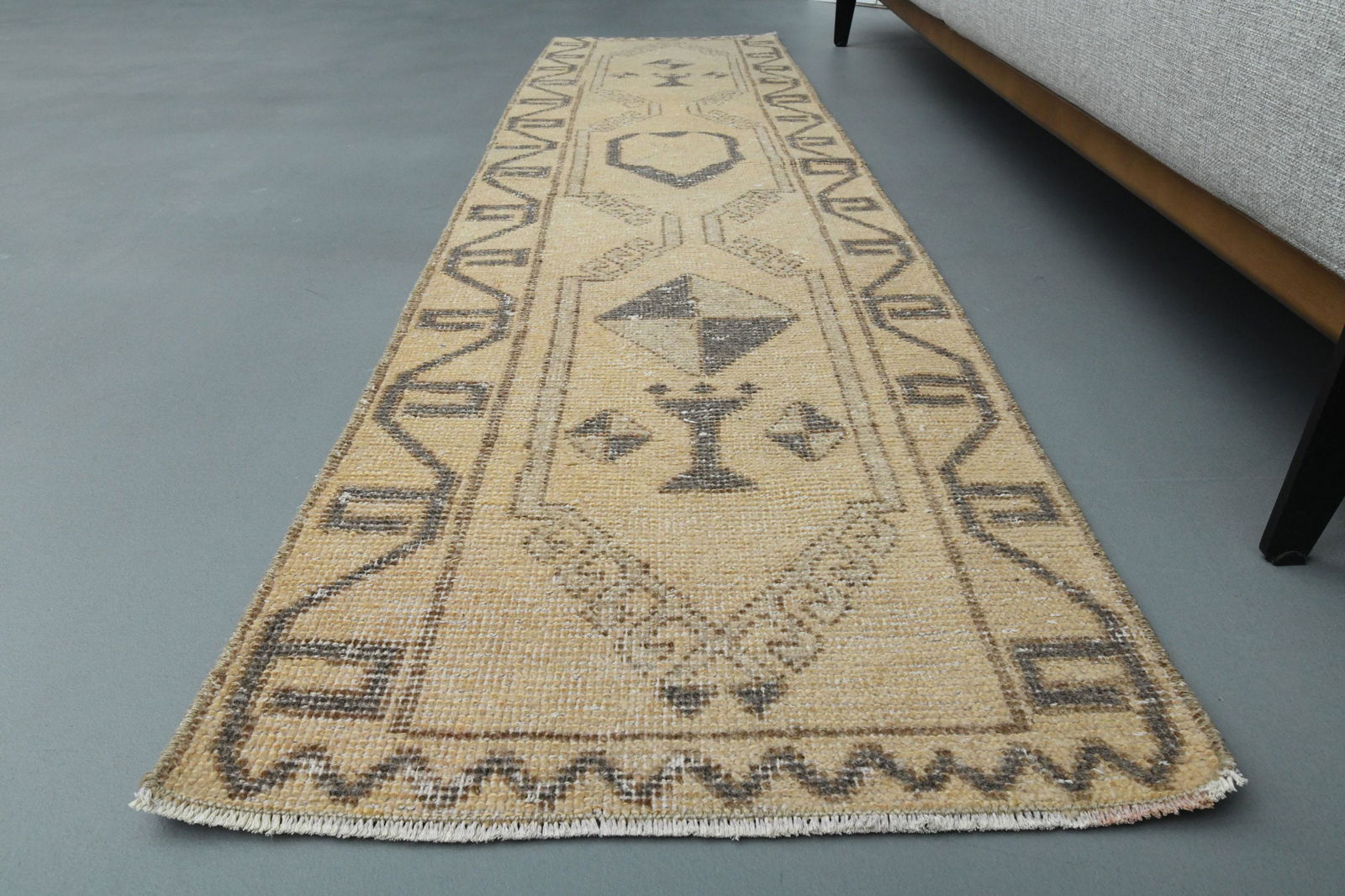 1'7 x 6'9 Turkish runner, Beige,Black (1 of 10)