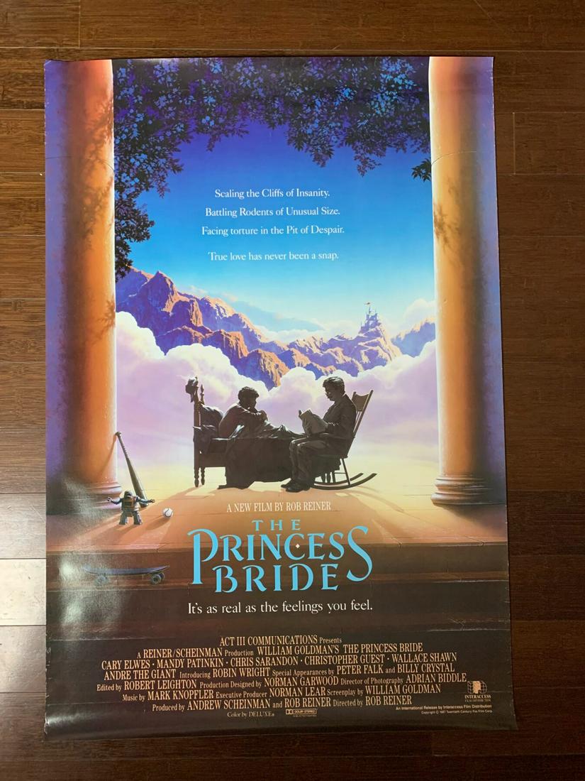 The Princess Bride (1987) US One Sheet Movie Poster: What happens when the most beautiful girl in the world marries the handsomest prince of all time and he turns out to be...well...a lot less than the man of her dreams? As a boy, William Goldman claims