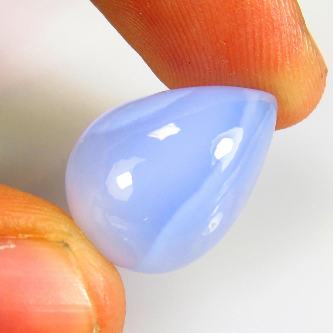 15.56 Ctw Natural Chalcedony Pear Cab (1 of 2)