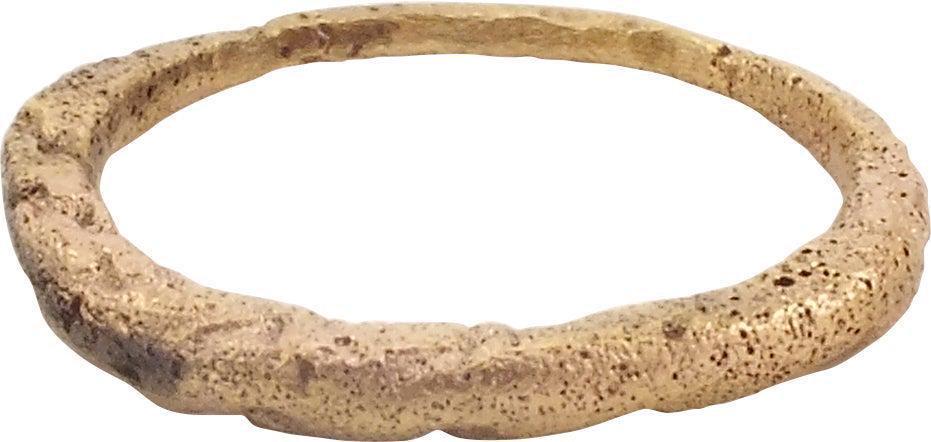 RARE VIKING TWISTED RING C.866-1067 AD, SIZE 9 3/4 (1 of 4)