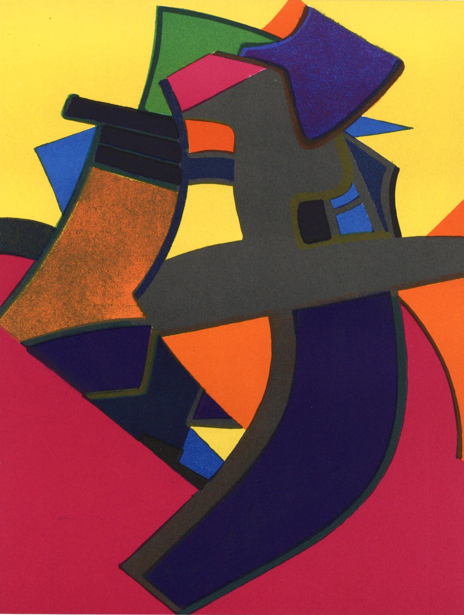 1975 Maurice Esteve Original Lithograph Balmoure, XX Siecle: Artist: Maurice Esteve Title: Balmoure Medium: Original Lithograph Marks: Not signed or numbered Paper Size: 12.50 x 9.50 inch Printed: 1975 Provenance: Homage a Esteve XX Siecle 1975 Condition: Fine 