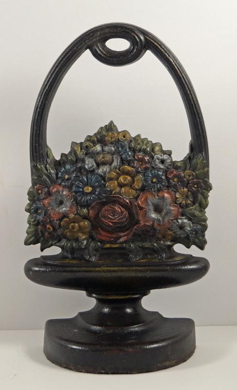 Assorted Mixed Flowers Cast Iron B&H Doorstop (1 of 8)